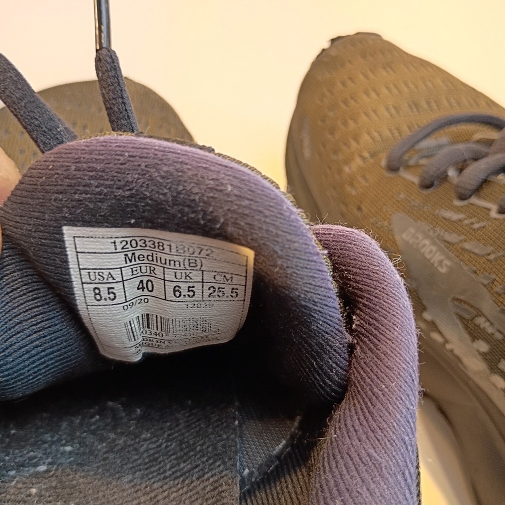 Brooks Ghost 13 Womens Running Shoes Black Grey Purple 1203381B072 - Picture 3 of 7